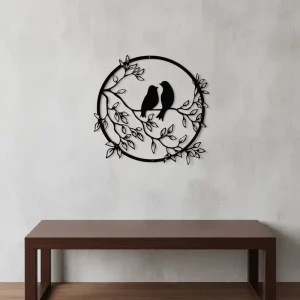 Modern Metal Wall Art Sculpture with Animal Country Farmhouse Theme Stainless Steel High Definition Finish for Home Office Decor