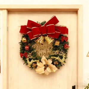 Modern Outdoor Christmas Decorations Wreaths Garlands Window Displays Door Hangings Vines Venue Model SDHH19
