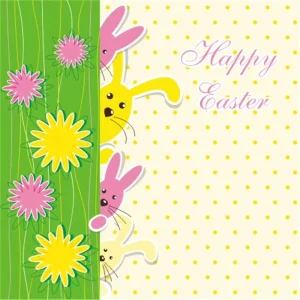 Modern Paper Napkins Eco Friendly for Party & Easter Use