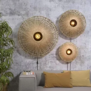 Modern Retro Woven Lamp for Home Decor Corridor Decorative Lighting Artistic Bedside Wall Lamp