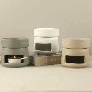 Modern Simple European Ceramic Aromatherapy Essential Oil Burner