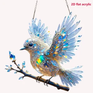 Modern Style Beautiful Bird Acrylic Pendant Cross Border Living Room Courtyard Holiday Scene Decoration Gift Home