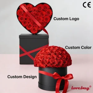 Mothers Day Gifts Preserved Roses Custom Roses Color Natural Eternal Flower In Box Real Roses Preserved Flower