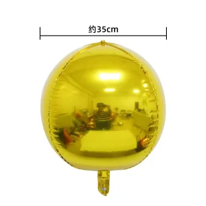 Multi Color 10″ 18″ Round Shape Foil Balloons 4D Christmas Graduation Party Decoration Balloons