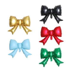 Multi Color Giant Large Bowknot Aluminum Foil Balloon for Wedding Birthday Christmas Party Decor