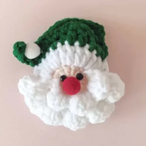 Multi color Eco Friendly Cute Santa Claus Wool Crochet Handmade Christmas Living Room Decoration Doll Holiday Decorations
