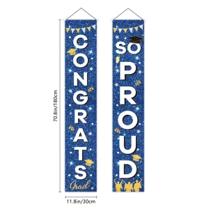 Multicolor Polyester Die Cut Pennant Modern Custom Size Wall Hanging Display Flag Banner Festivals Shopping