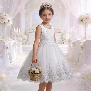 Multiple Colors Elegant Princess Dress Multi Layer Dance Tulle Skirt Formal Toddler Dance Gown for Wedding Flower Girl