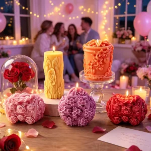 N-249 Candle Making Supplies Flower Relief Handbag Shaped Scented Candles Soy Wax Candles & Home Fragrance Party Wedding Gift