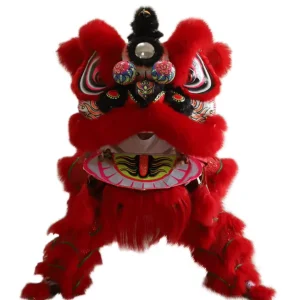 Namchi Lion Dance Costume for Two Children Normal Size Religious Style Fabric Material for Children’s Parties & Carnivals