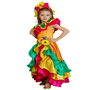 National Brazilian Ethnic Dress Polyester All Saints Children’s Carnival Costume