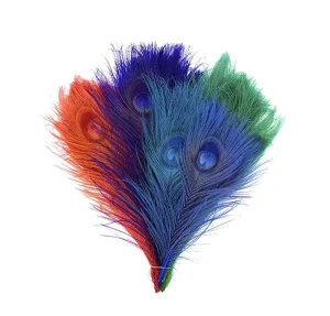 Natural Peacock Eye Peacock Feathers for Party Carnival Home Wedding Centerpiece Christmas Vase Holiday Decor DIY Craft Floral