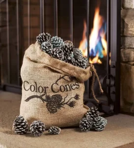 Natural Pine Cones P 500 3 5cm Diameter Fire Powder for Graduation New Year Easter Christmas Parties Decorations