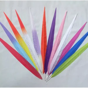 Natural Purple Plumas Long Tail Artificial Pheasant Feather for Party Carnival Home Wedding Vase Holiday Decor DIY Craft Costume
