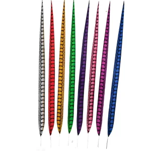 Natural Purple Plumas Long Tail Artificial Pheasant Feather for Party Carnival Home Wedding Vase Holiday Decor DIY Craft Costume