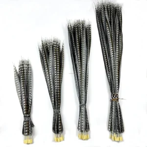 Natural Raw Pattern Artificial Lady Amherst Pheasant Tail Feathers for Wedding Crafts Costume Party Carnival Decorative Use
