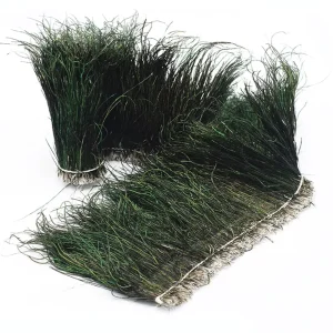 Natural Strung Peacock Herl Peacock Feather for Fly Tying Material Fishing Costume Fascinator Hair Accessory DIY Natural Craft