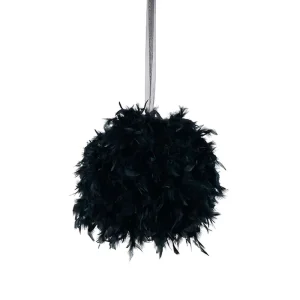 Natural Turkey Feather Christmas Ornament for Halloween Festive Decor