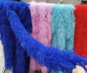 Natural White Blue 1ply 5ply Party Scarf Ostrich Feather Boa for Diy Craft Costume Dance Party Halloween Home Decor
