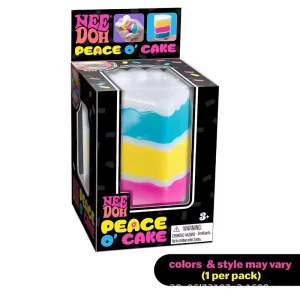 Needo Peace O Cake Blind Box Layered Cake Squishy Fidget Toy Slow Rebound Stress Relief Sensory Gift for Kid Adults