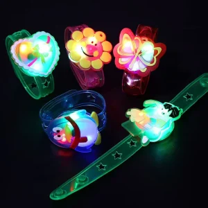 Neon Party Favors Light up Bracelets for Kids Toys Flashing LED Games Toys Glow in the Dark Glowing Party Supplies