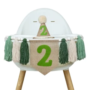 New Arrival 1/2 Baby Birthday Bohemian Bead Fringed Banner Decorative Tassel Indoor Polyester Decoration Party Supplies