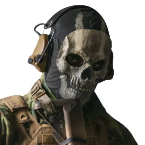 New Arrival Halloween Horror Soldier Latex Headband Tactical Adult Role playing Party Mask