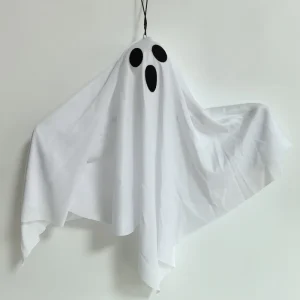 New Arrivals LED Glowing Ghost Fabric Hanging Decorations Horror Style Environment Friendly for Halloween Party