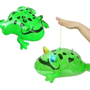 New Arrivals Led Light up Balloons Cute Inflatable Bouncing Cartoon Animal Frog Kids Toys Children Gifts Balloons