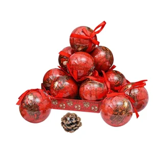 New Christmas Decorations Boxed Christmas Ornaments Window Scene Arrangement Tree Pendants Hangings Decoupage Bauble Model