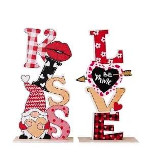 New Cross Border Hot Selling Valentine’s Day Decorations Ornaments LOVE Atmosphere Decoration Table Display English Letters