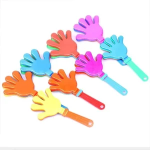 New Custom Logo Eco Friendly Flashing LED Hand Clappers Noise Maker Beat Device with Light