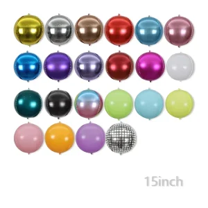 New Design 15 Inch 4D Balloons Foil Helium Balloon Sets for Party Decorations