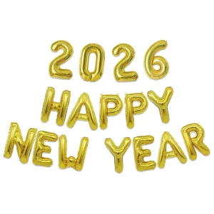 New Design 16 Inch HAPPY NEW YEAR Banner Balloon Decoration Party Balloon for Party Decorations