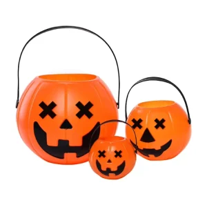 New Design Halloween Props Portable Pumpkin Candy Basket Halloween Basket