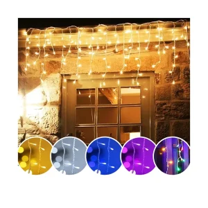 New Design Icicle Light Star Outdoor Fairy String Holiday LED White Christmas Lights With Low Price
