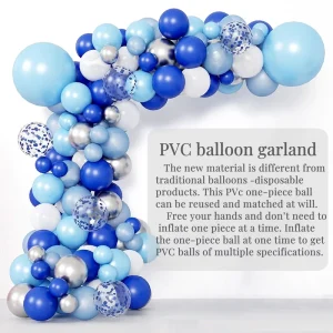 New Material Balloon Garland Arch Set for Christmas Halloween Birthday Party Decorations Supplies PVC Conjoined Ball