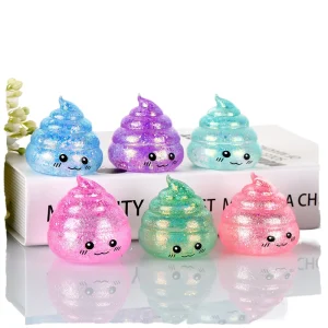 New Novelty Unisex Funny Poop Stretch Squishy Squeeze TPR Sensory Decompression Toy for Girls & Boys Ages 14+