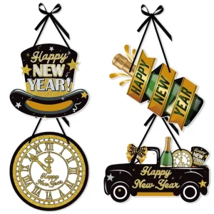 New Product New Year Party Decoration Door Hanging Decoration New Year’s Eve Party Atmosphere Decoration Pendant