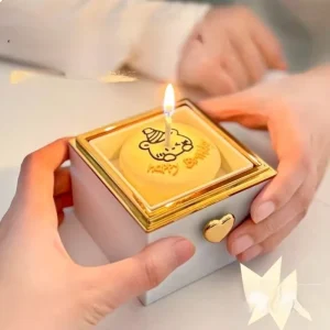 New Style Bear Jewelry Box Christmas Valentine’s Day Surprise Gift Rotating Hidden Magical Little Jewelry Ring Cake Box