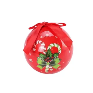New Style Decoupage Hot Selling Handmade Christmas Balls Snowflake Christmas Tree Decoration Individually Printing None Model 75