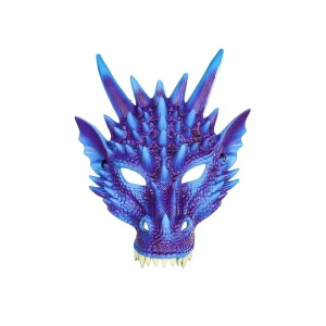 New Upgraded RP Dragon Mask Ultra Lightweight Odor Free 3D PU Material Halloween Masquerade Mask Costume Play Cross Border