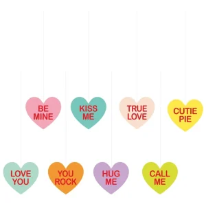 New Valentine’S Day Party Decoration Love Conversation Candy Hearts Banner for Wedding Valentine Party