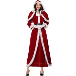 New Winter Women’s Sexy Christmas Cosplay Carnival Party Performance Costume Women Queen Dress