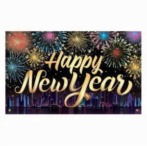 New Year Background Cloth Party Carnival New Year Countdown Party Decoration