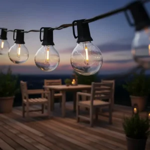 New Year Christmas Lighting G40 Tungsten String Light Holiday Decoration Outdoor Garden Lights
