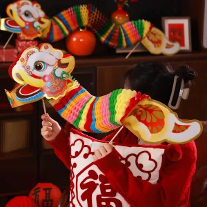 New Year Decoration Hand Made Chinese Dragon Paper Crafts Chinese Festival Gift Craft Paper Drago