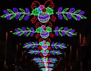 New Year Decoration Street Christmas Lights