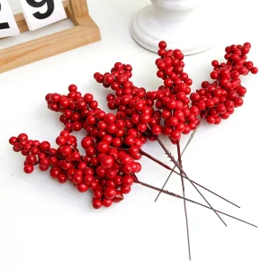 New Year Decorations Christmas Decoration Artificial Winterberry Interior Decoration and Accessories for Home