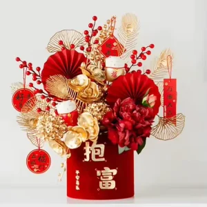 New Year Decorations Flower New Ideas Artificial Handmade Happy Lunar Chinese New Year’s Eve Party Decorations Flower Box